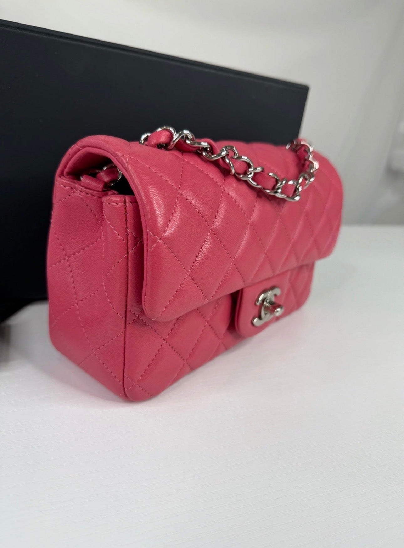 CC Lambskin Pink Mini SHW