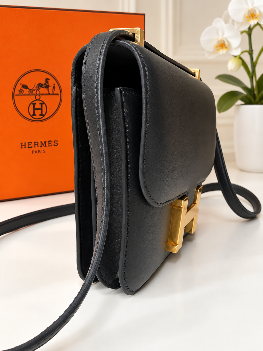 Hermes Swift Constance Mini Black