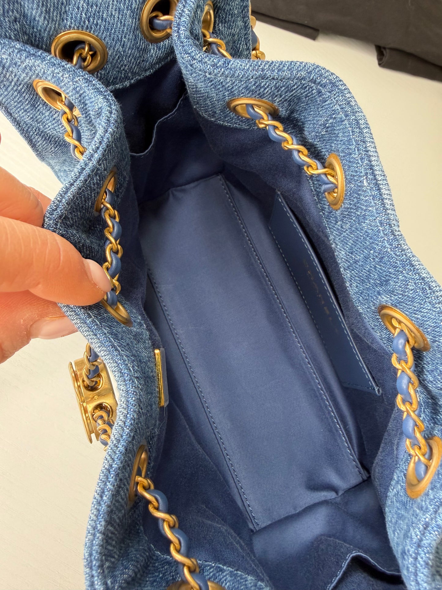 Chanel 25 Denim Mini