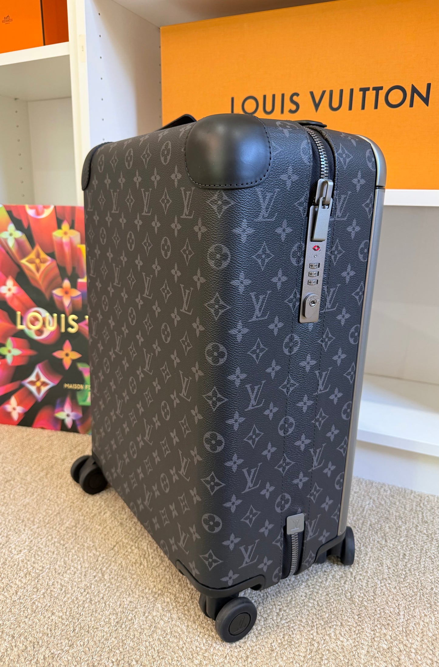 Louis Vuitton Horizon 55 Eclipse Monogram Eclipse Canvas