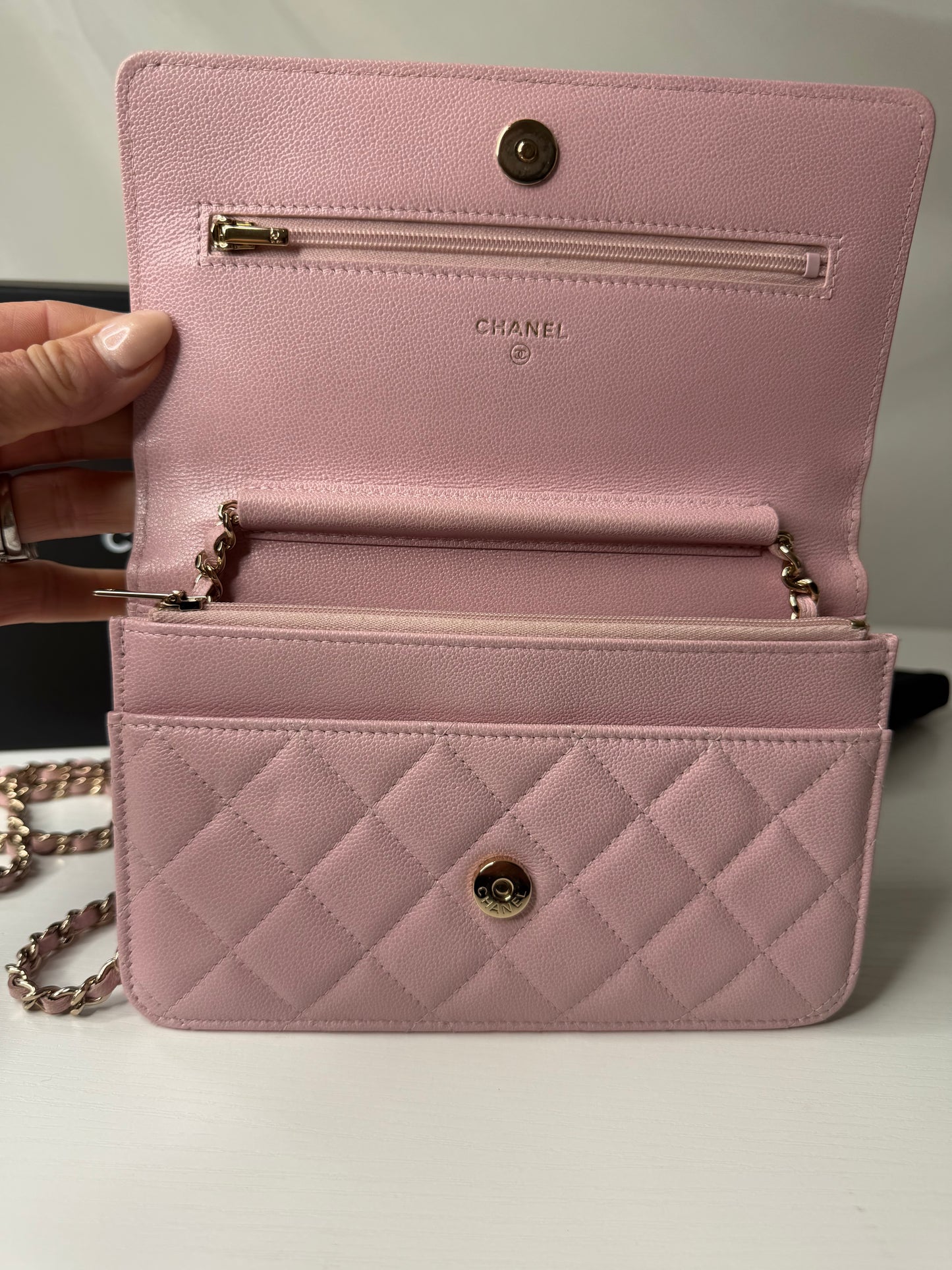 Chanel Caviar Pink WOC