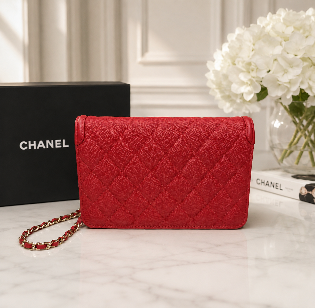 Chanel Caviar Filigree WOC