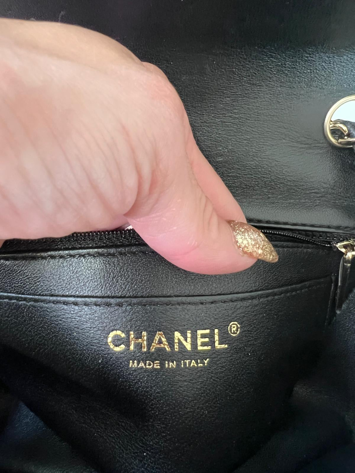Chanel Mini Flap Lambskin GHW