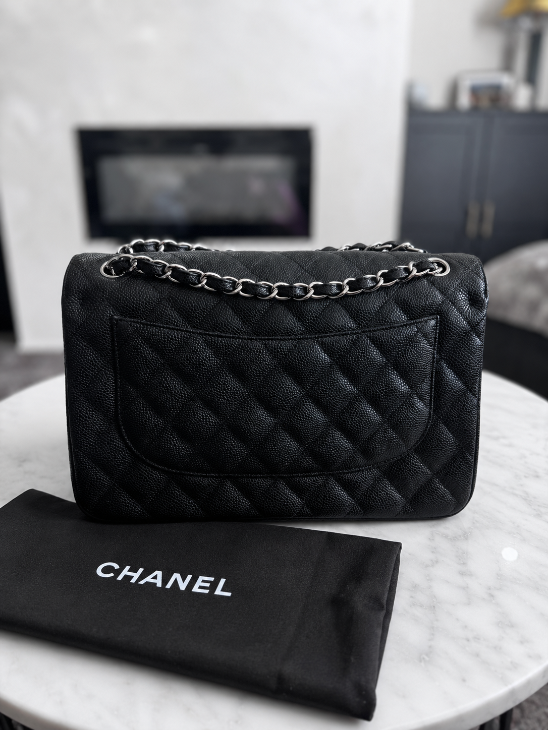 Chanel Classic Flap Caviar Jumbo