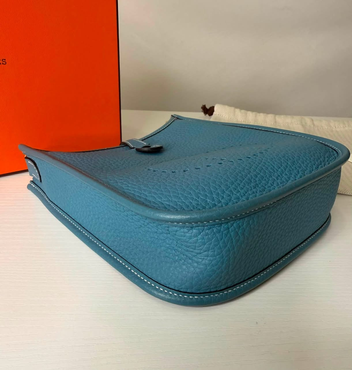 Hermes Evelyn TPM Blue Jean