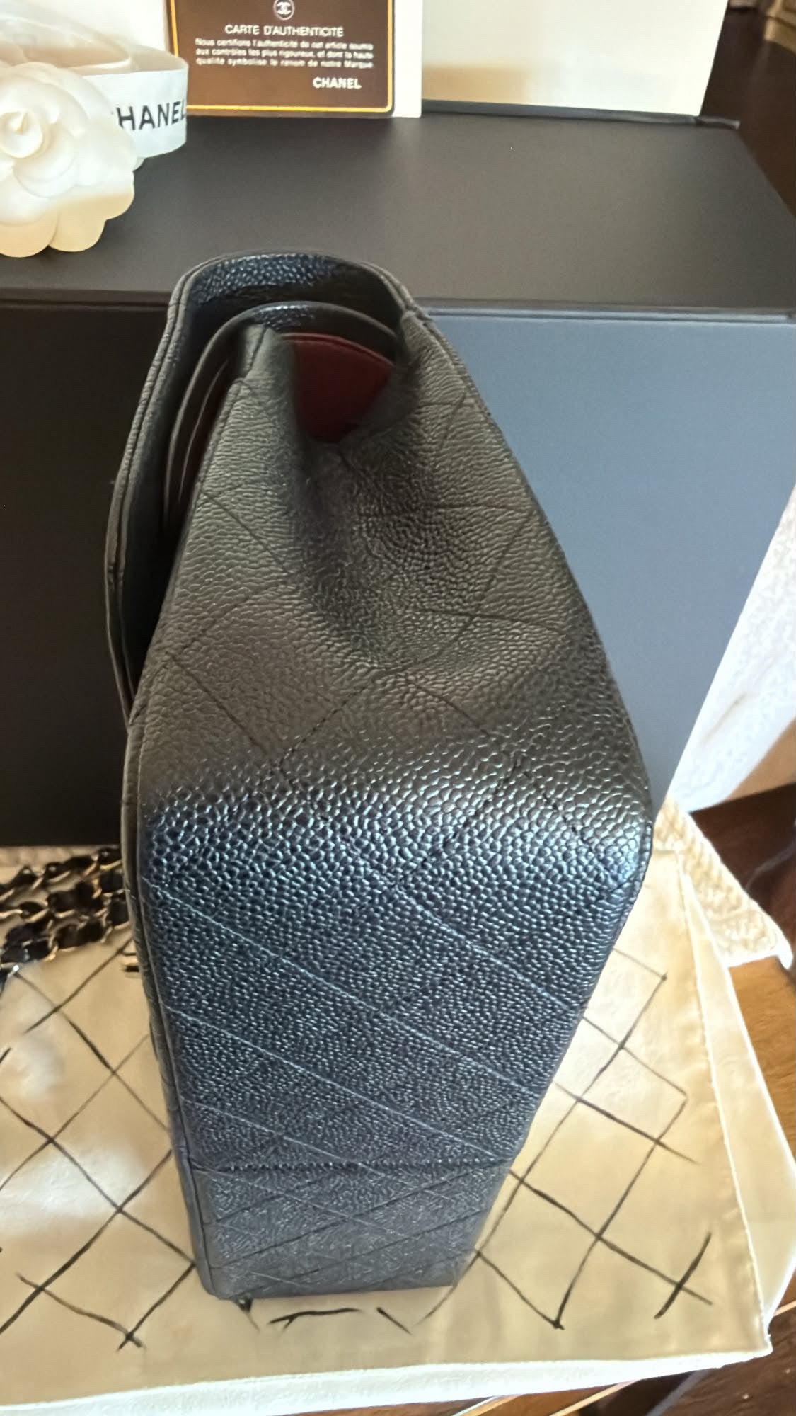 Chanel Caviar Jumbo Black SHW