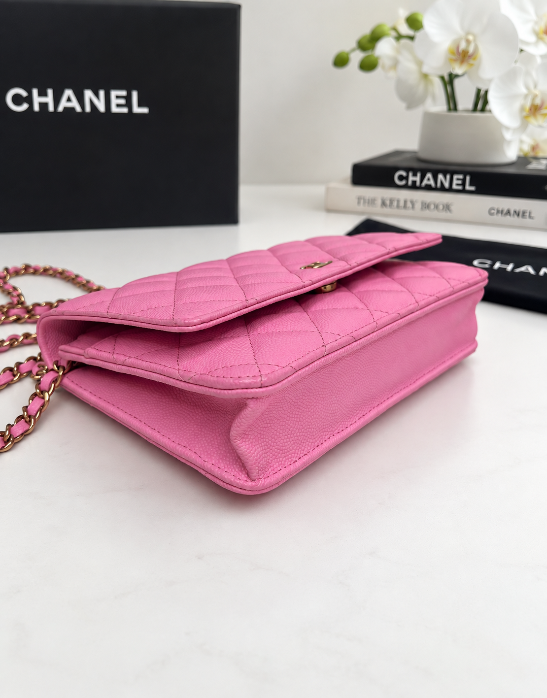 Chanel Caviar WOC Pink
