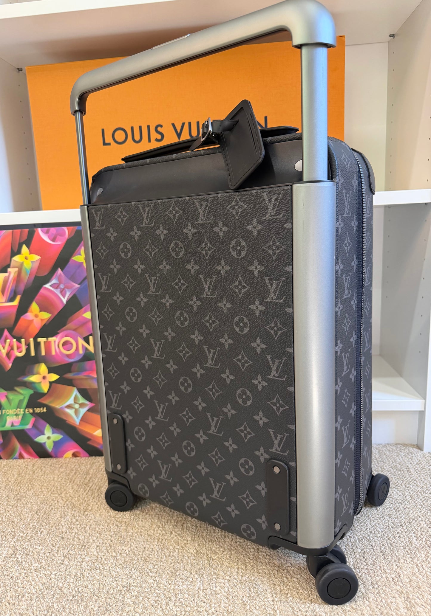Louis Vuitton Horizon 55 Eclipse Monogram Eclipse Canvas