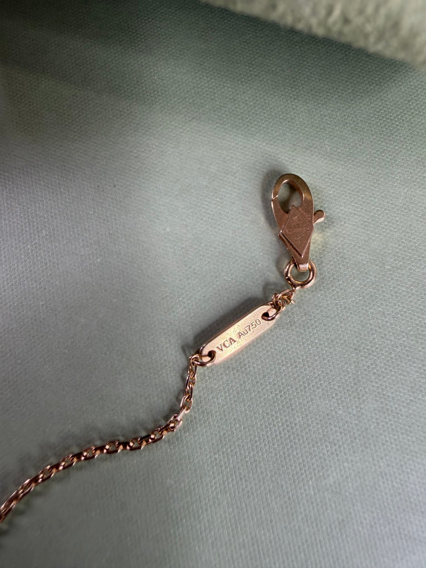 VCA MOP Butterfly Bracelet