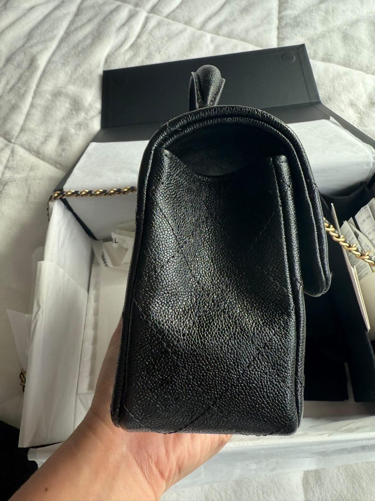 Chanel Caviar Mini Top Handle