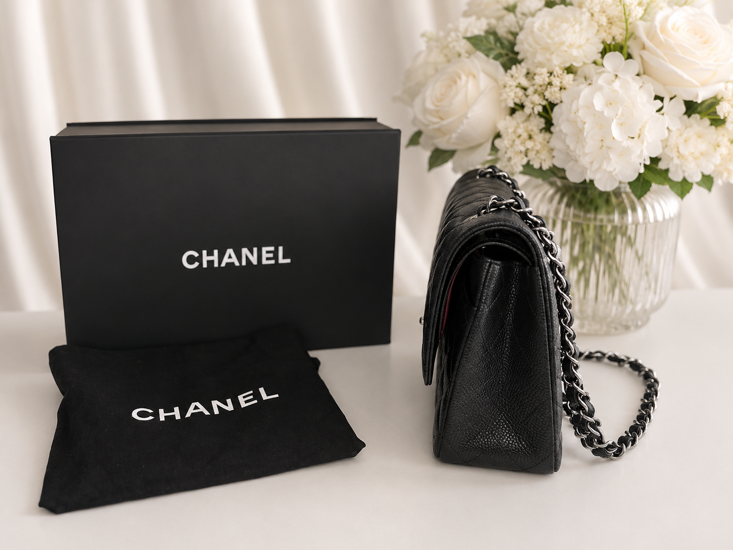 Chanel Medium Caviar Classic Flap