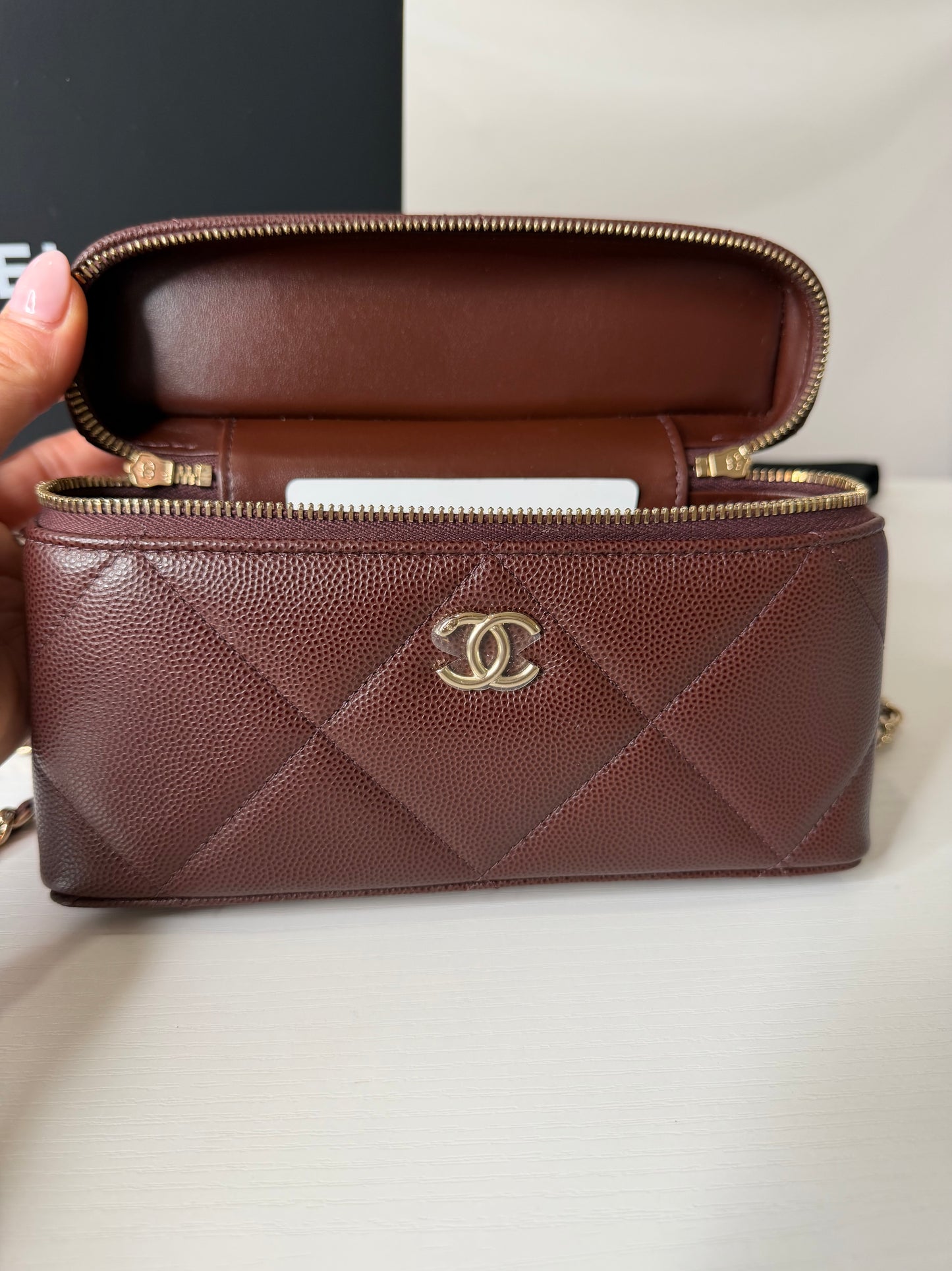 Chanel Caviar Vanity on Chain