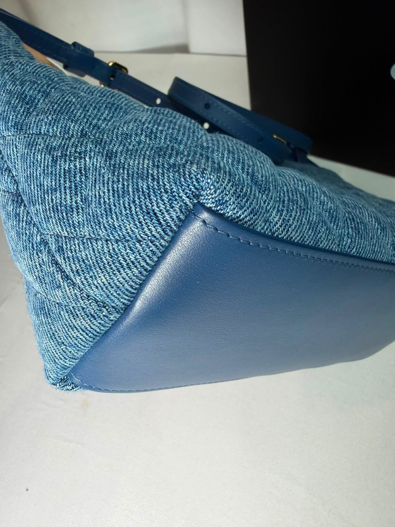 Chanel Denim Clutch with Strap