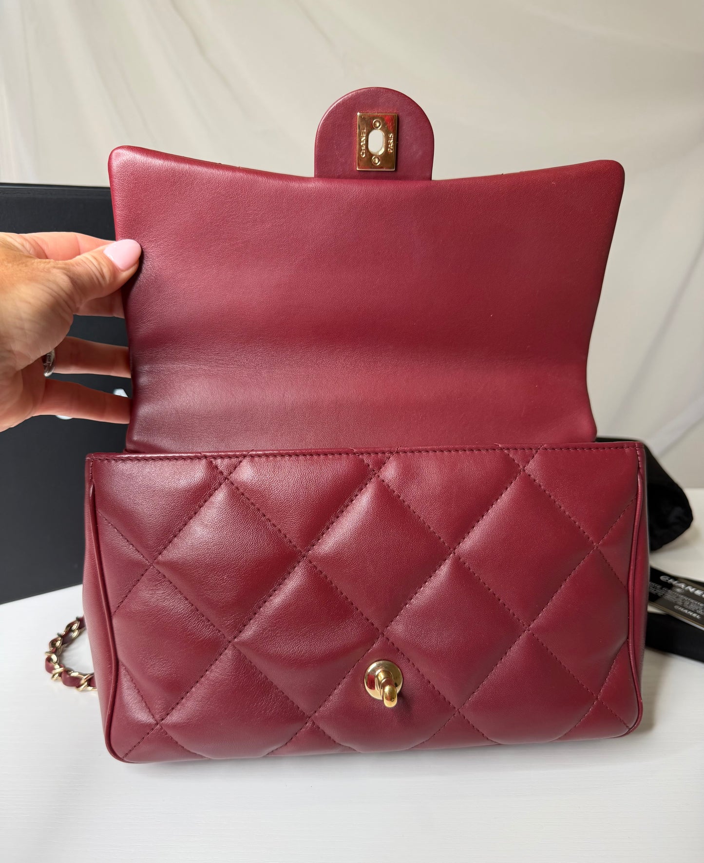 Chanel Lambskin Easy Carry Flap