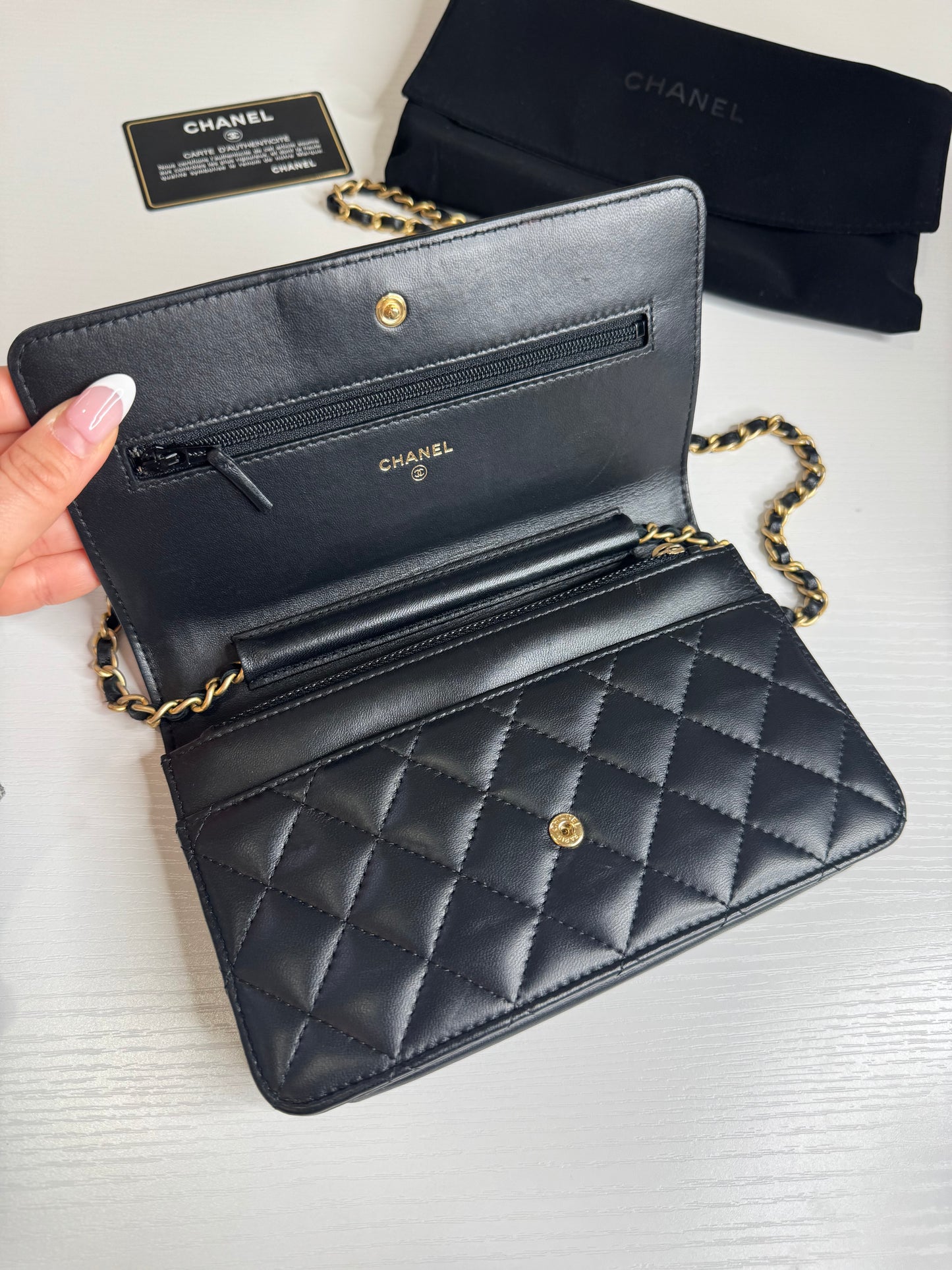 Chanel Boy WOC Lambskin