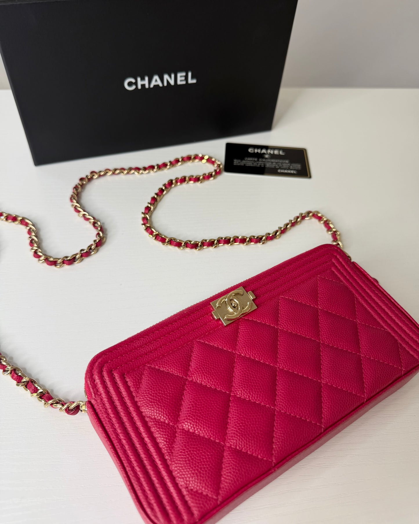 Chanel Caviar Double Zip