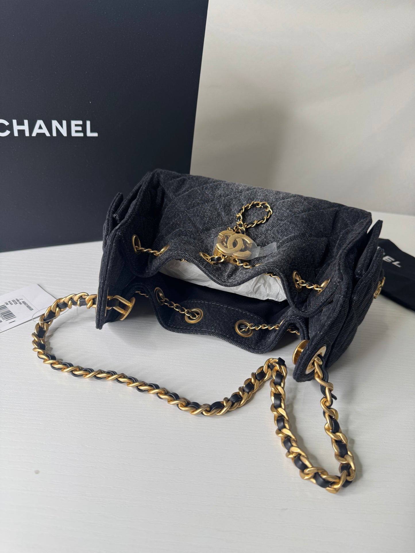 Chanel 25 Mini Denim