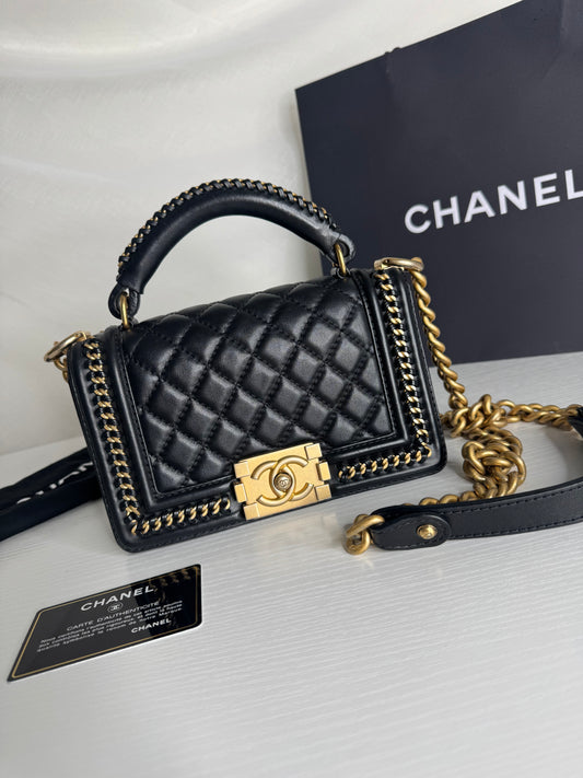 Chanel Boy Top Handle Small