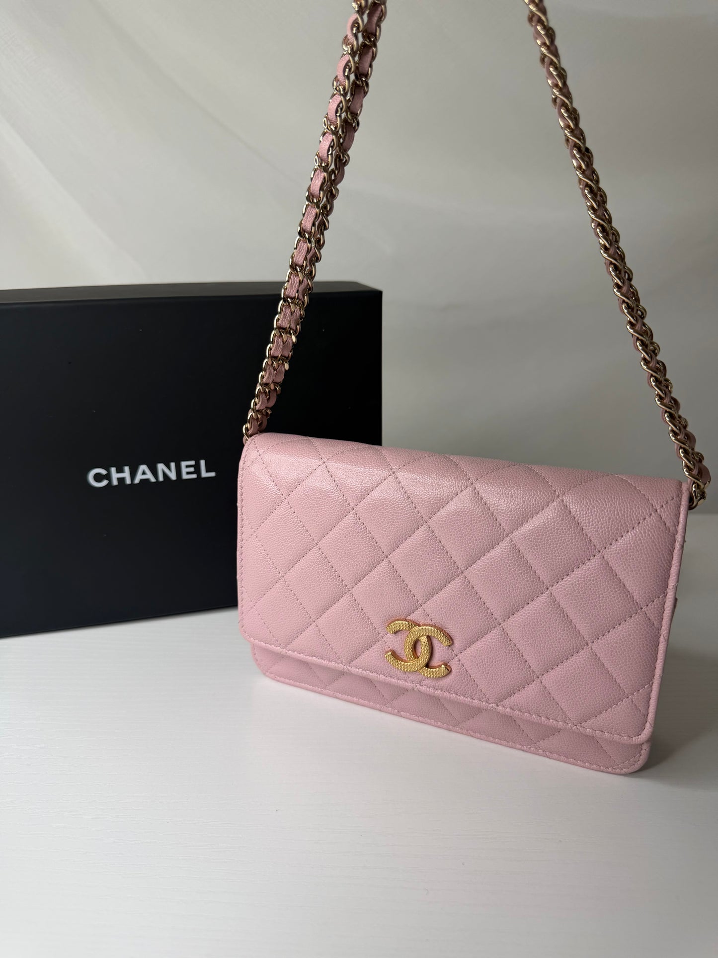 Chanel Caviar Pink WOC