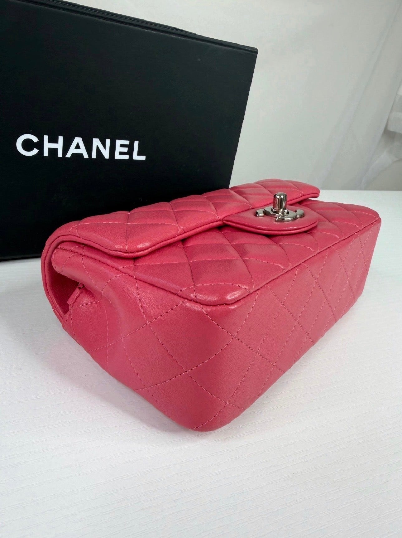 CC Lambskin Pink Mini SHW