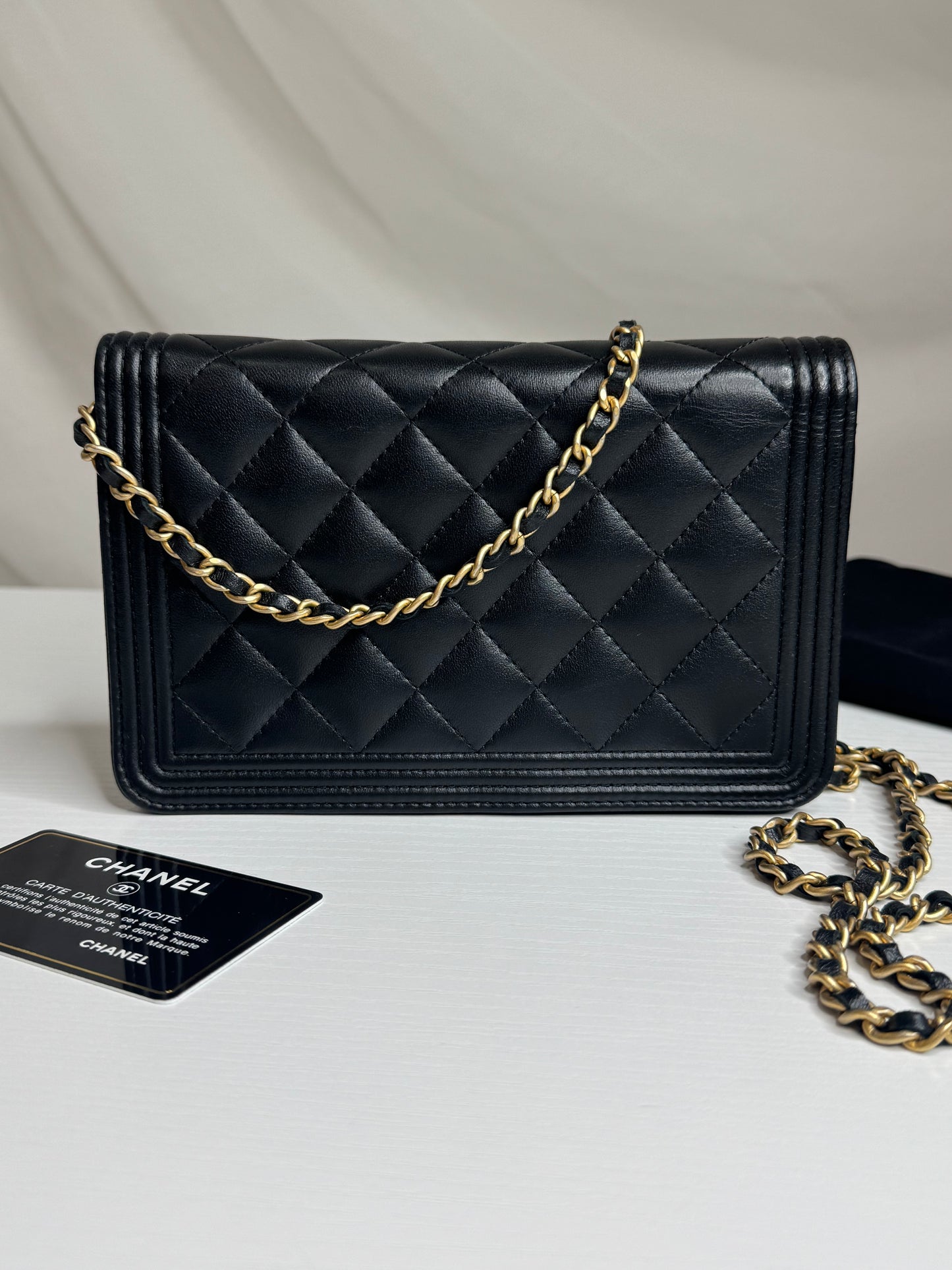 Chanel Boy WOC Lambskin