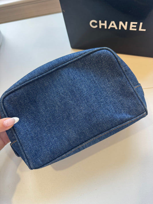 Chanel Denim Pouch