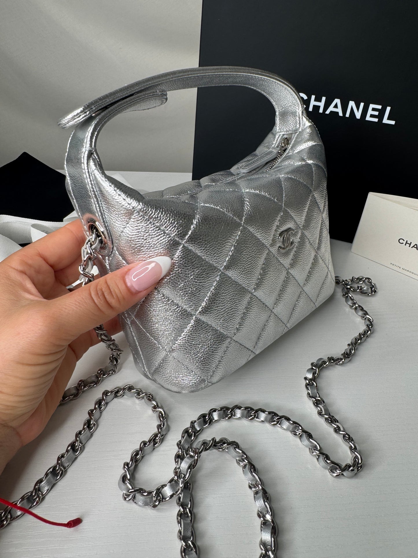 Chanel Caviar Mini Hobo Re-Waffle