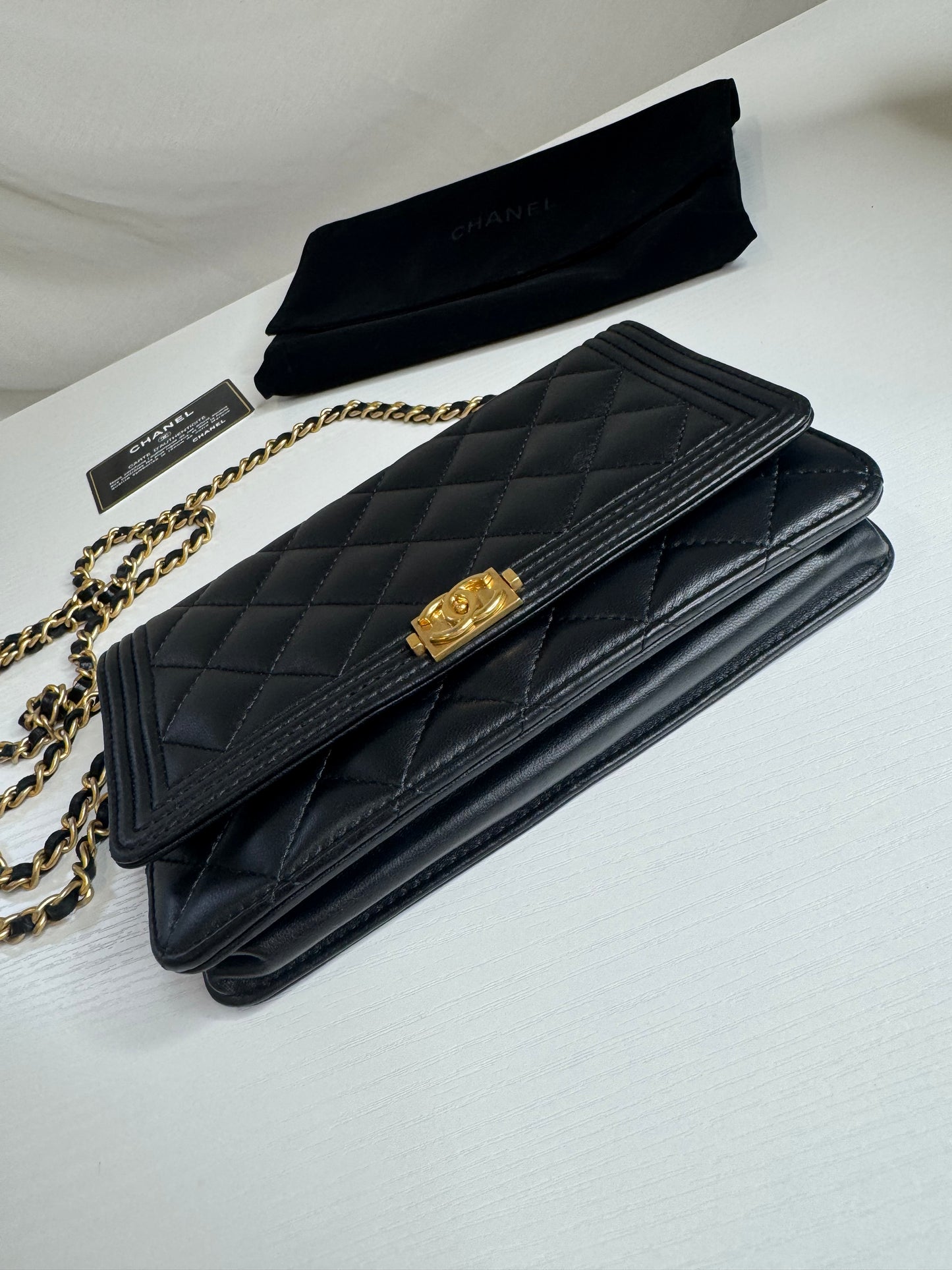 Chanel Boy WOC Lambskin