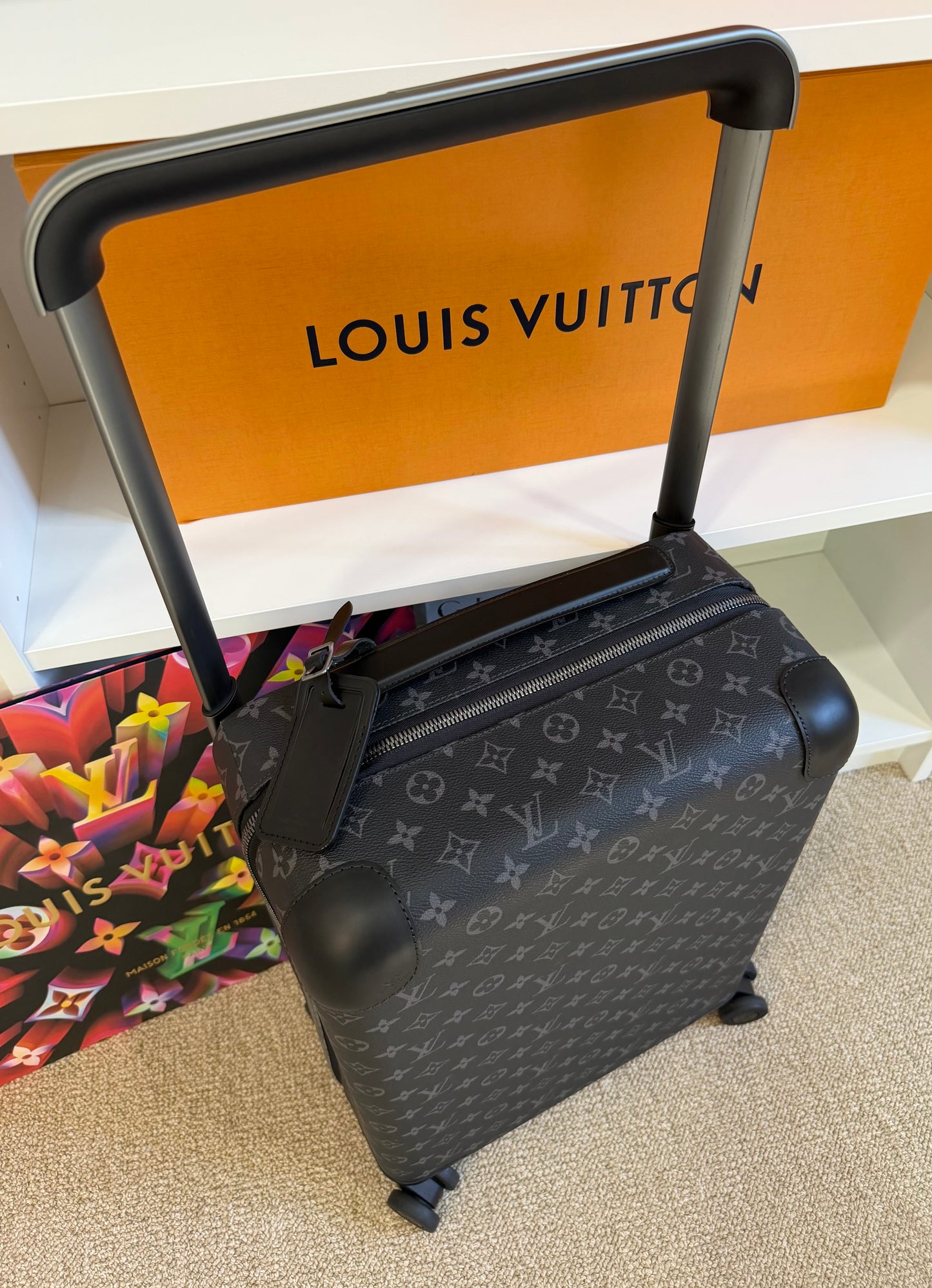 Louis Vuitton Horizon 55 Eclipse Monogram Eclipse Canvas