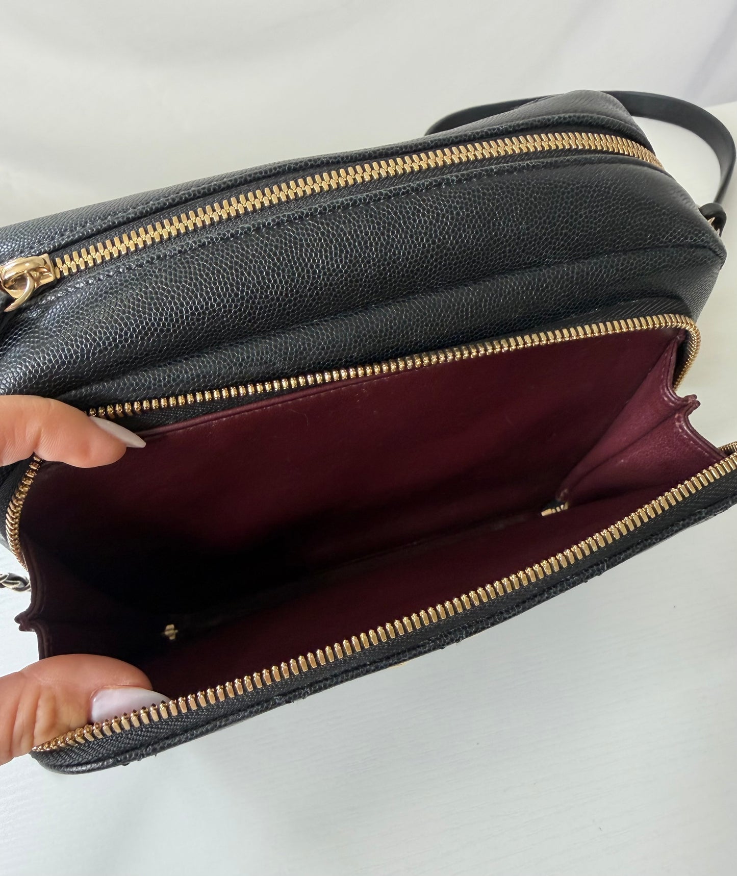Chanel Caviar Busines Affinity Camera Bag