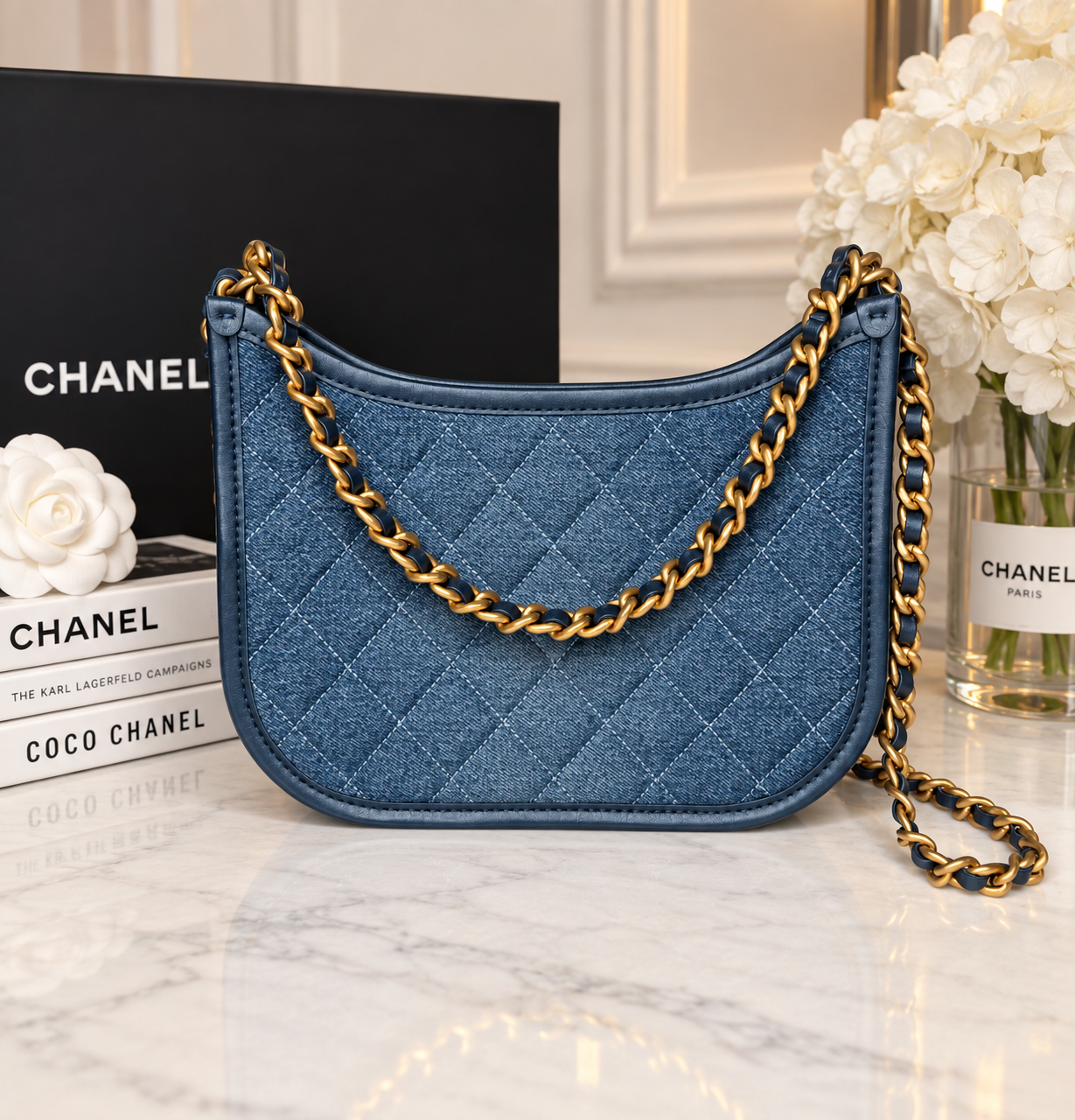 Chanel Denim Hobo