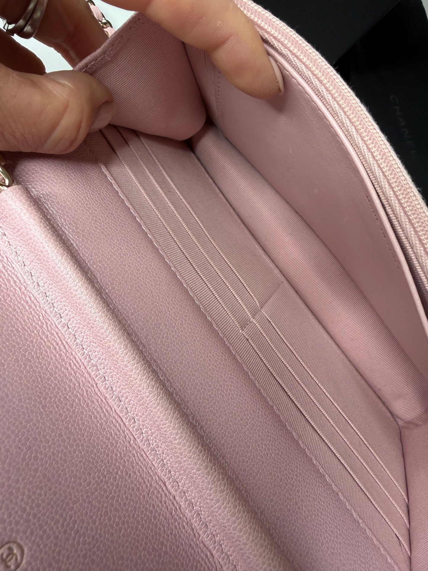 Chanel Caviar Pink WOC