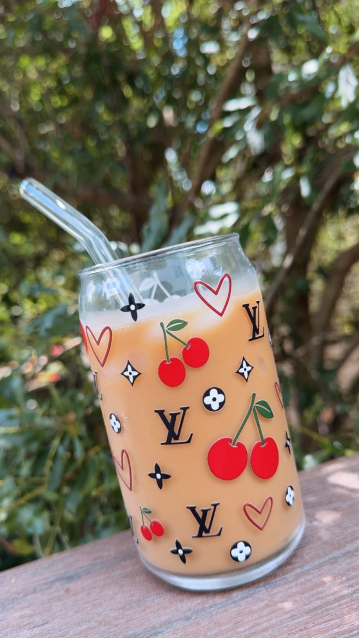 Cherry Glass Cups 🍒