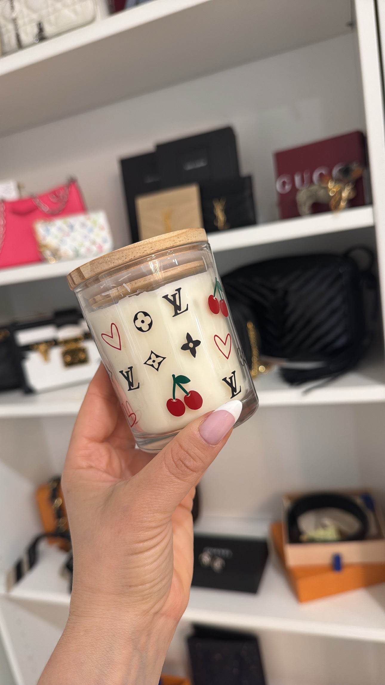 Viks Luxury Custom Cherry Candle 🍒