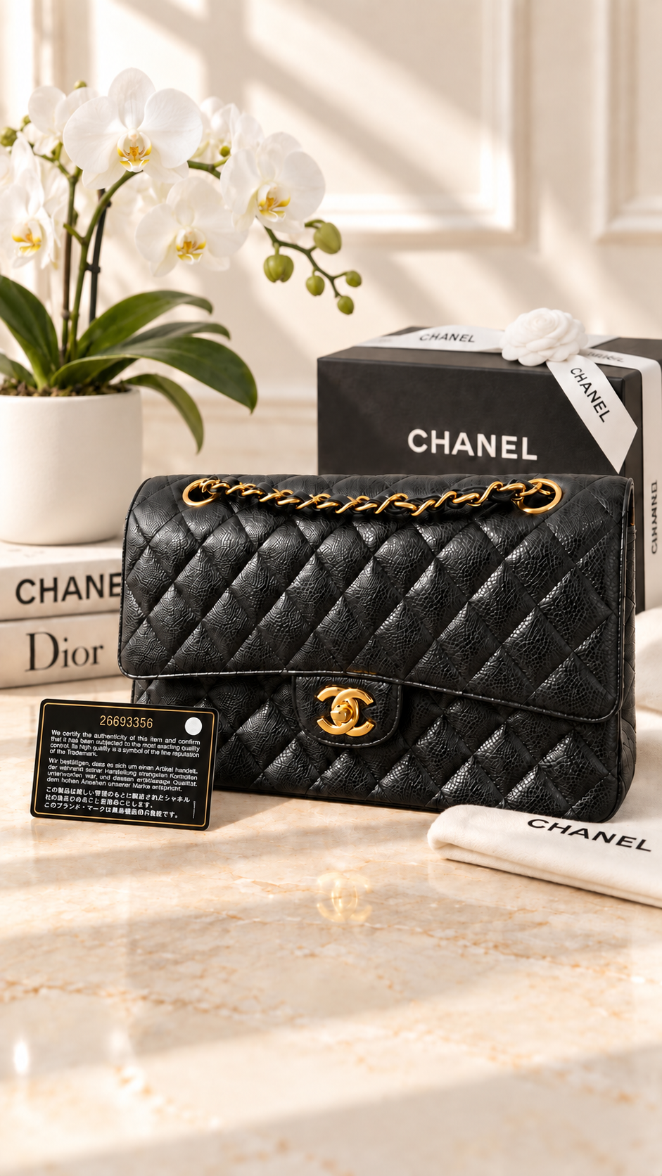 Chanel Caviar Classic Flap Medium GHW