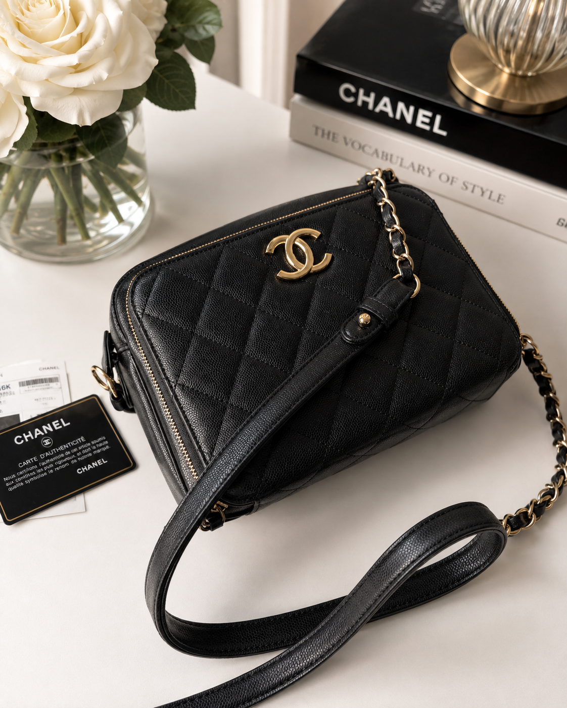 Chanel Caviar Busines Affinity Camera Bag