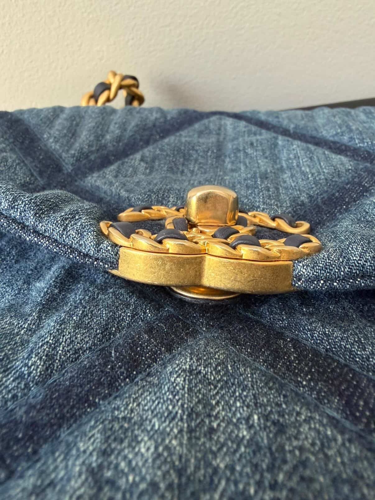 Chanel 19 Large Denim