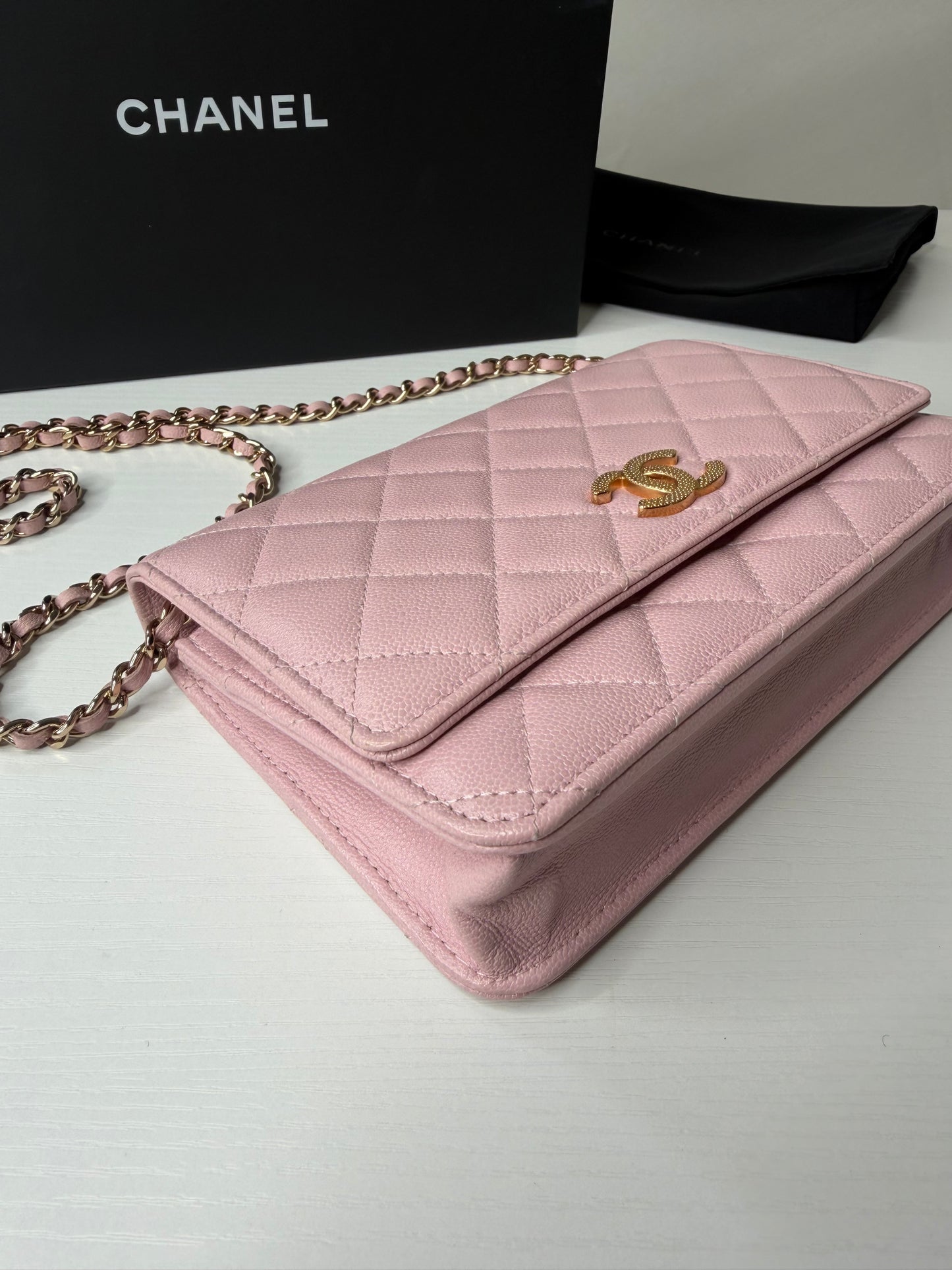 Chanel Caviar Pink WOC