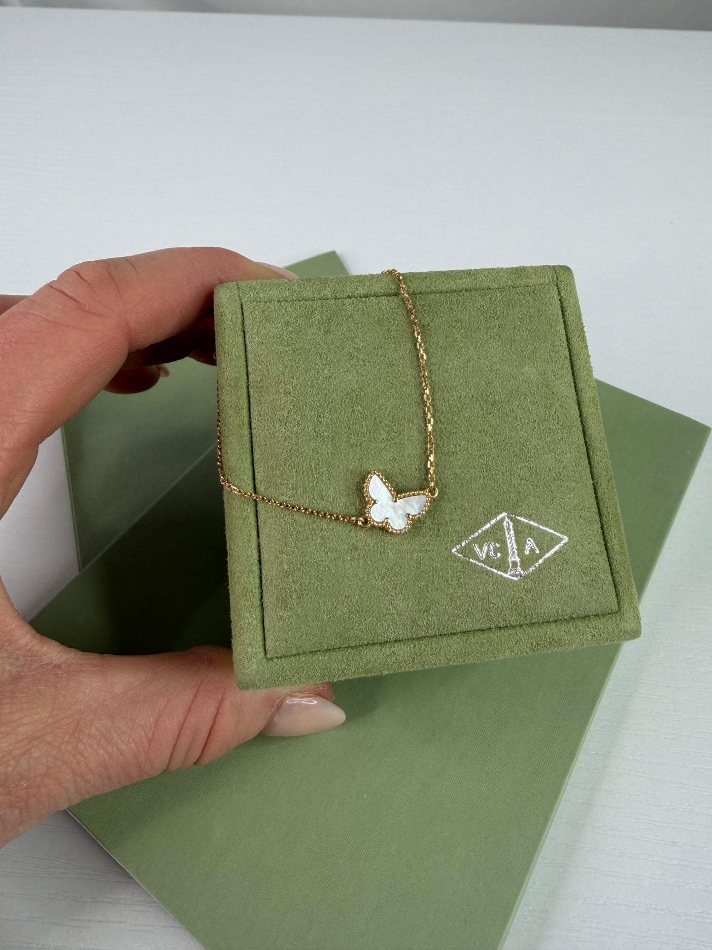 VCA MOP Butterfly Bracelet