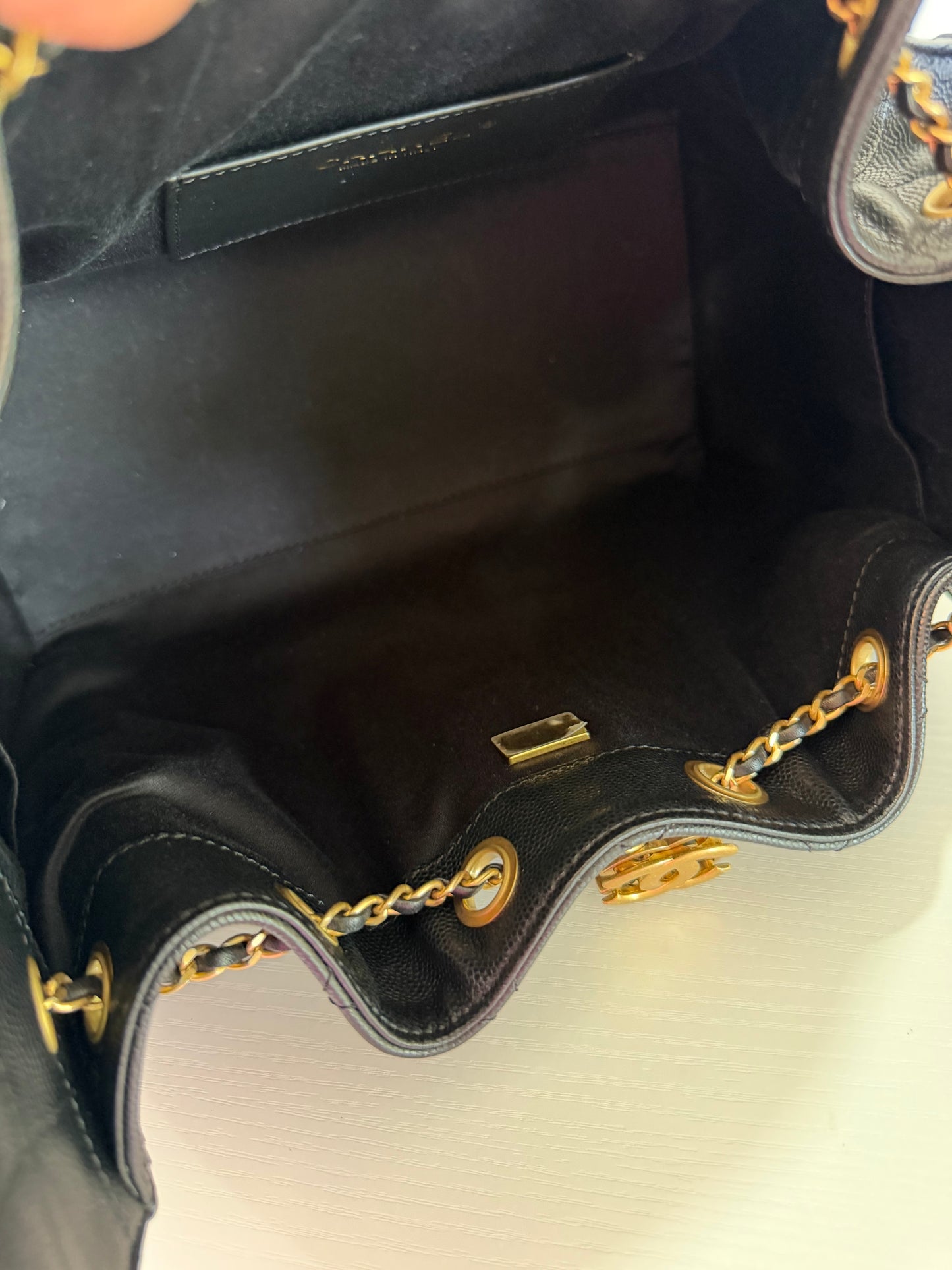 Chanel 25 Small Black GHW