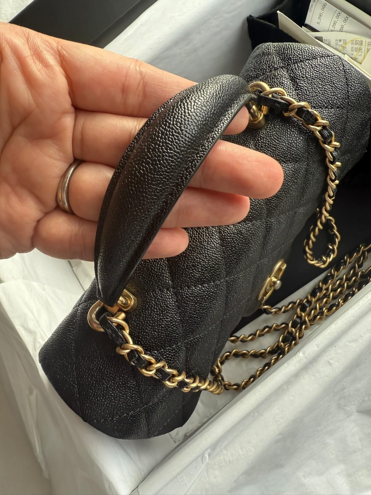 Chanel Caviar Mini Top Handle