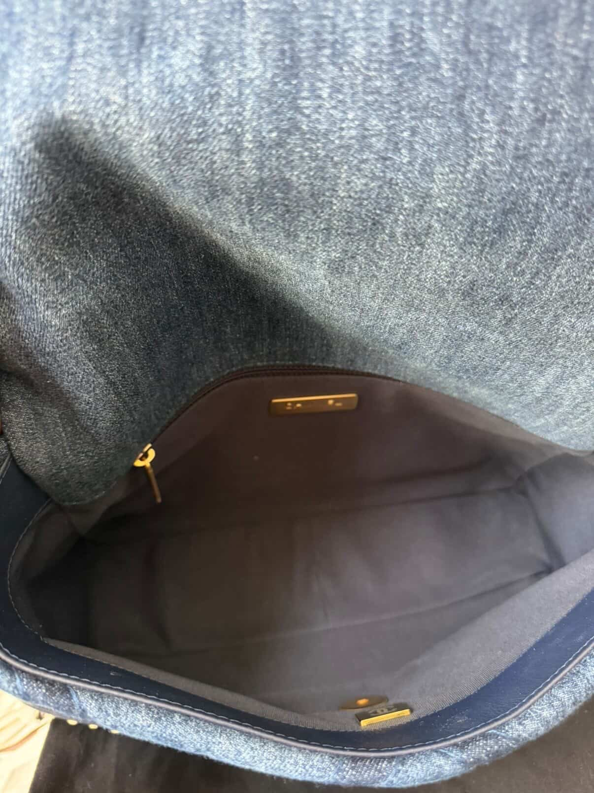 Chanel 19 Large Denim