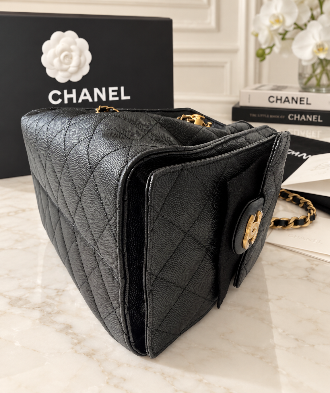Chanel 25 Small Re-Waffle