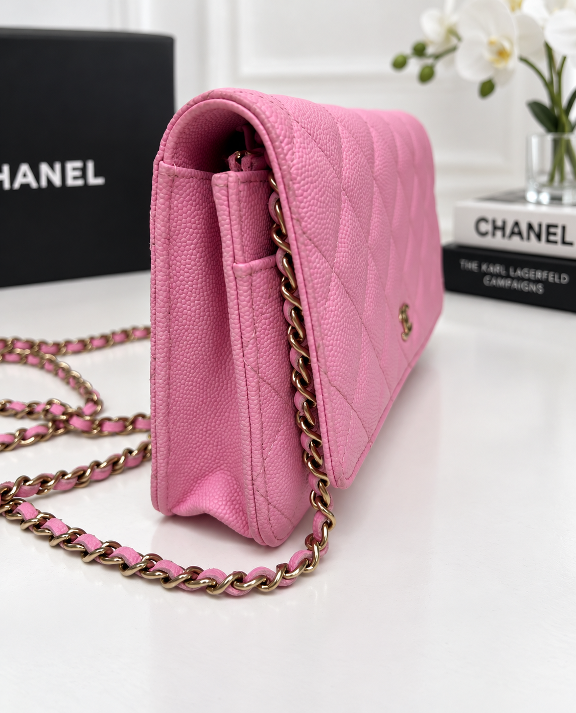 Chanel Caviar WOC Pink