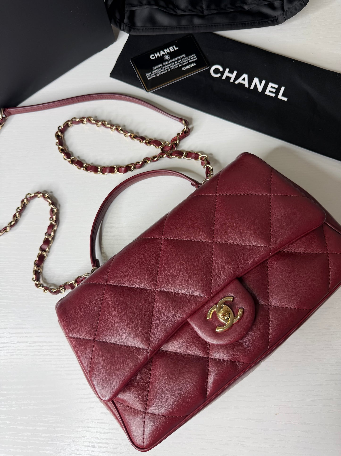 Chanel Lambskin Easy Carry Flap