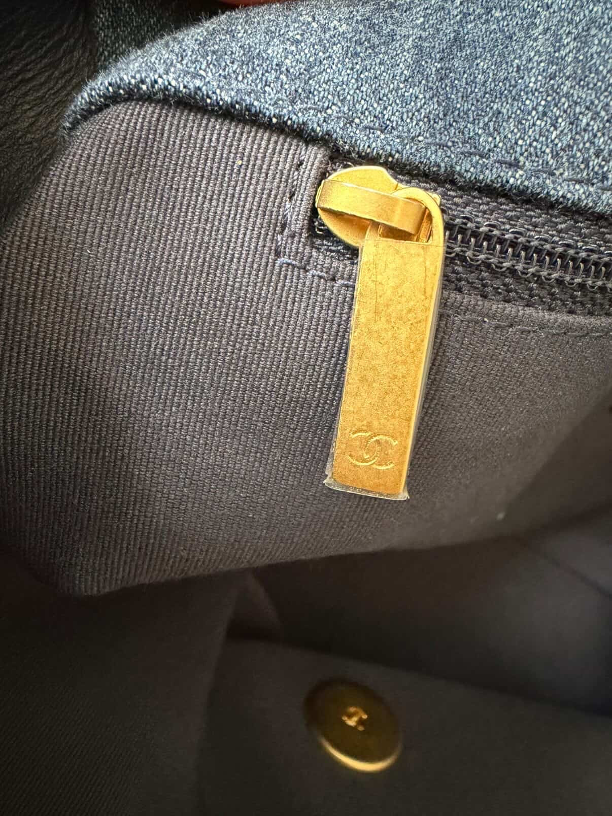 Chanel 19 Large Denim