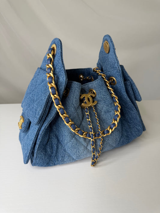 Chanel 25 Denim Mini