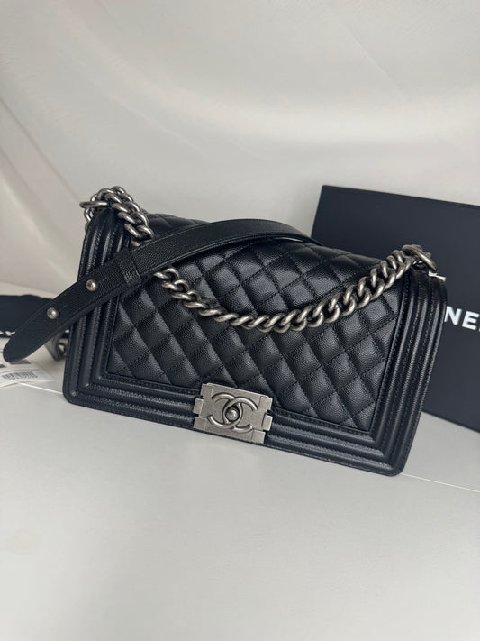 Chanel Caviar Boy Medium