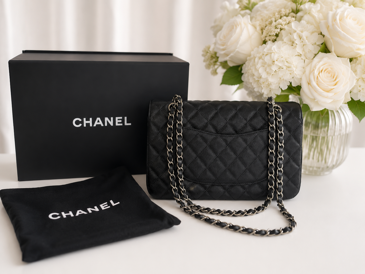 Chanel Medium Caviar Classic Flap