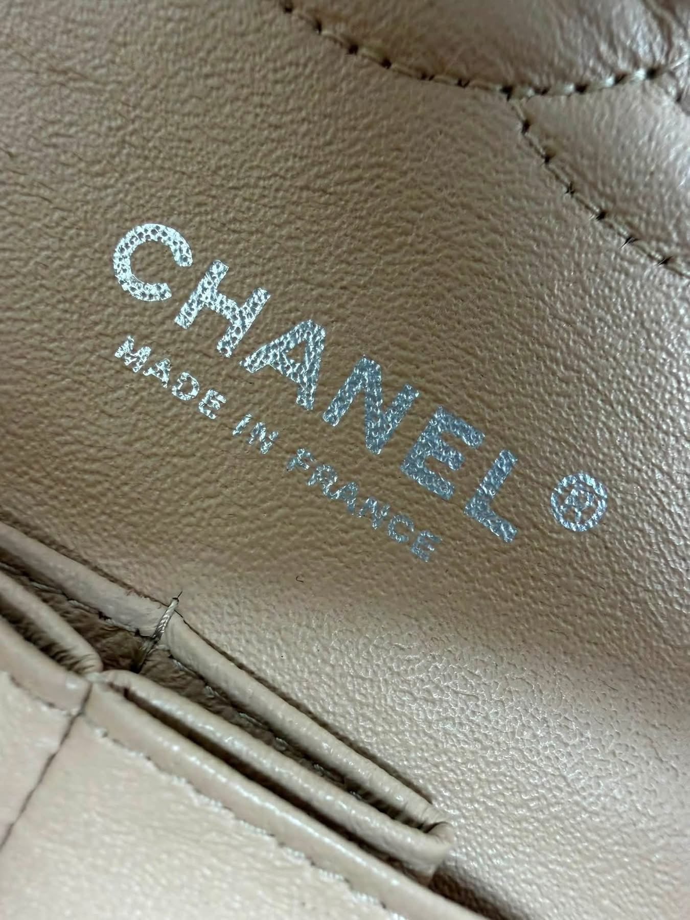 Chanel Caviar Medium Beige SHW